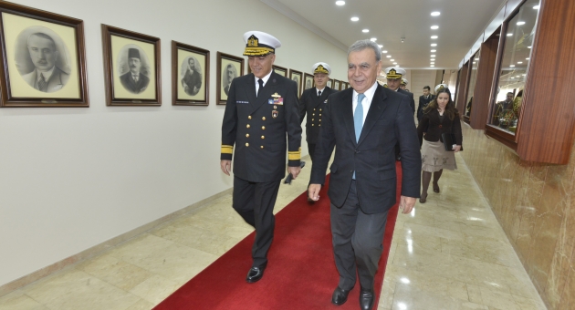 Denizcilerden Başkan Kocaoğlu’na ziyaret