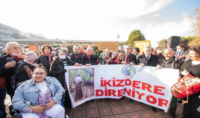 İkizdere’den kurtarılan fidanlar İzmir’de Turuncu Bahçe’ye dikildi