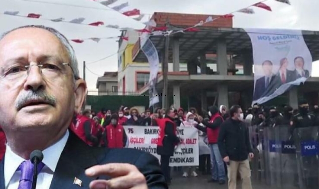 Kılıçdaroğlu grevdeki işçilerle görüştü