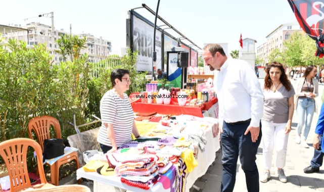 Çiğli’de “Üretici Kadın Pazarı” Açıldı