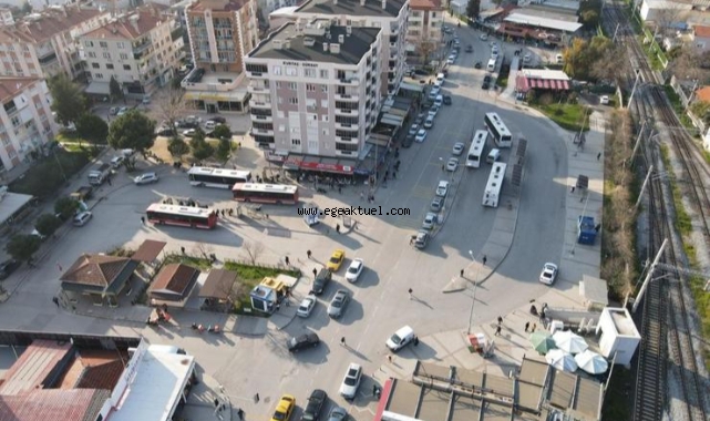 Çiğli Tramvay hattı çalışmaları nedeniyle trafik akışında değişiklik