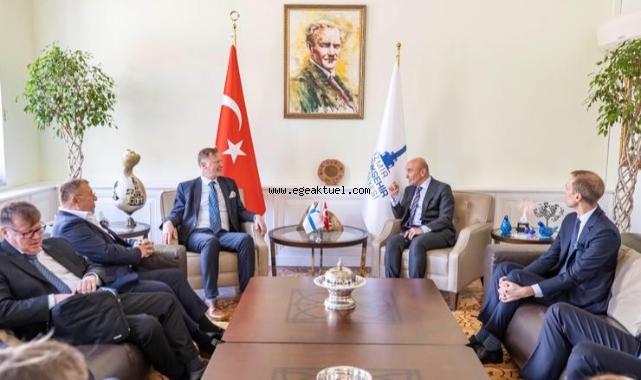 Başkan Soyer Finlandiya heyetini ağırladı