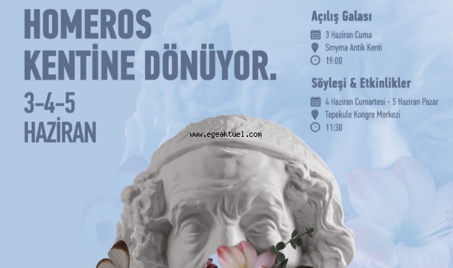 Bayraklı ‘Homeros Festivali’ne hazır