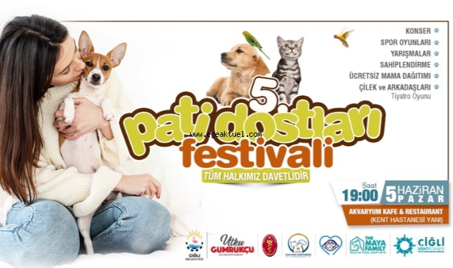 Çiğli 5. Pati Dostları Festivali'ne Hazır