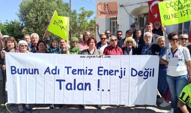 Karaburun’daki GES eylemlerinde yeni durak Parlak Köyü oldu