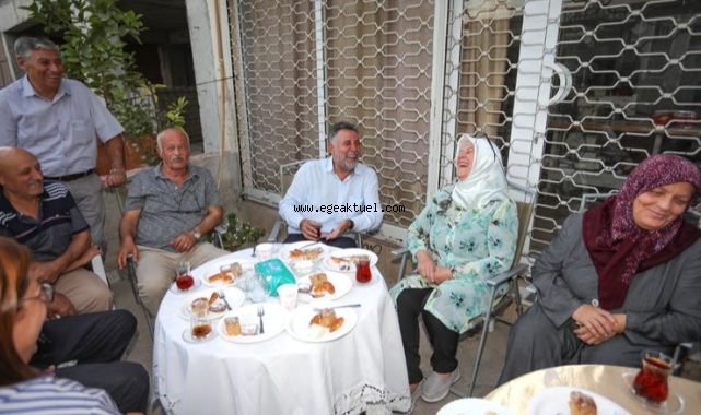 Başkan Sandal, Çiçek Mahallesi’ni ziyaret etti