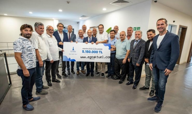 İzmir Büyükşehir Belediyesi’nden amatör kulüplere 5 milyon 150 bin liralık destek