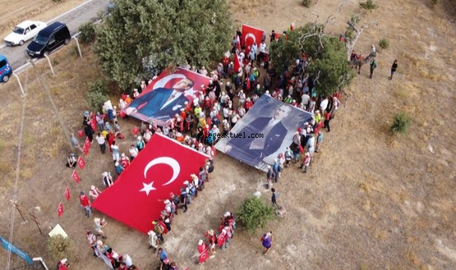 Zafer Yolu kafilesi Takmak’ta