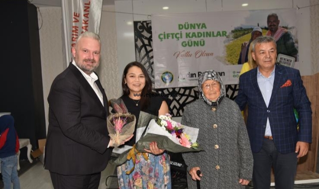 Kadın çiftçiler unutulmadı