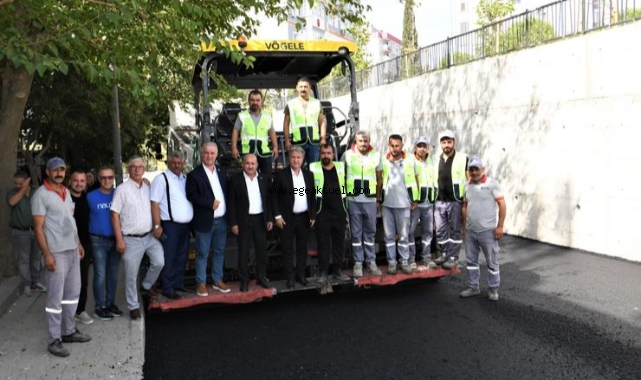 Asfalt çalışmaları devam ediyor