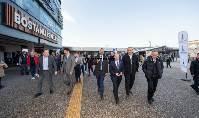 Bostanlı İskelesi yenilenen yüzüyle hizmete açıldı