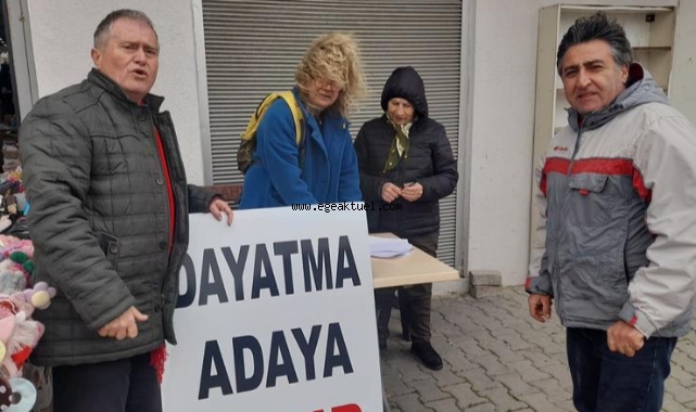 CHP Güzelbahçe'de bazı partililer imza topladı:
