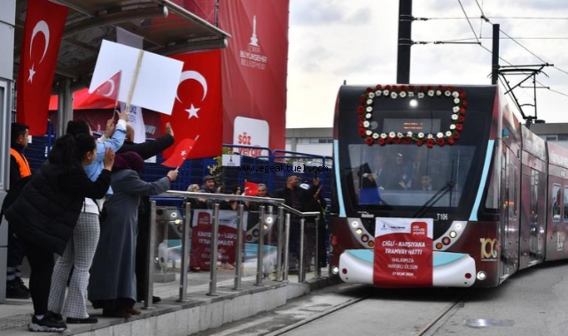 Çiğli Tramvayı hizmete girdi