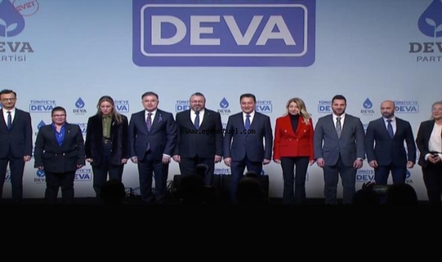 DEVA Partisi İzmir adaylarını tanıttı