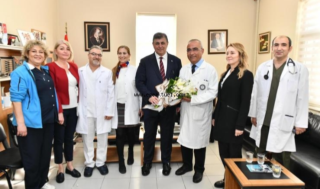 Başkan Cemil Tugay, meslektaşlarıyla buluştu