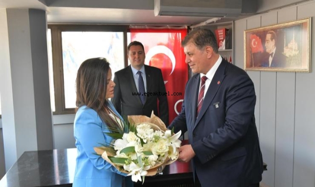 Başkan Tugay’dan Demokrat Partili rakibine nezaket ziyareti