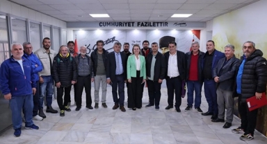 Amatör spor kulüplerinden Başkan Mutlu'ya ziyaret