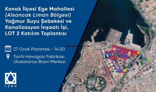 İZSU'dan Alsancak'ın altyapısını güçlendirecek proje