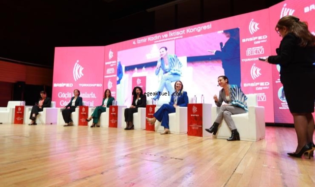 Başkan Sengel’den İzmir Kadın ve İktisat Kongresi’nde mücadele vurgusu