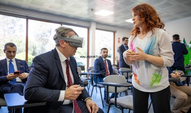 Başkan Tugay AB Delegasyonu’na İzmir’in “iklim nötr” çalışmalarını anlattı