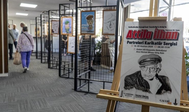 Attila İlhan’ın 100. yaşına özel karikatür sergisi