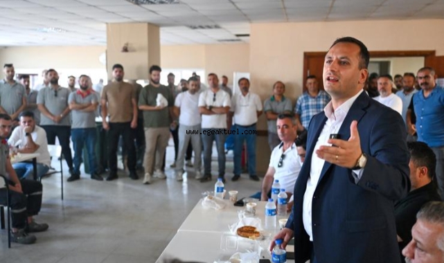 Başkan Eşki'den alev savaşçılarına teşekkür ziyareti