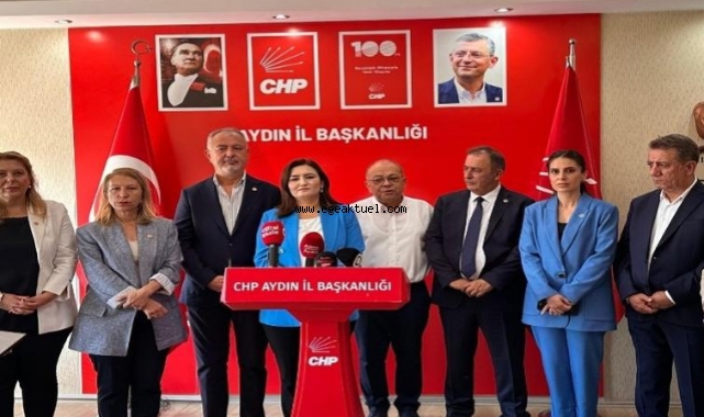 CHP heyeti Aydın'da net konuştu: 'Ne susarız ne de boyun eğeriz!'