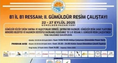 2. GÜMÜLDÜR RESİM ÇALIŞTAYI BAŞLIYOR