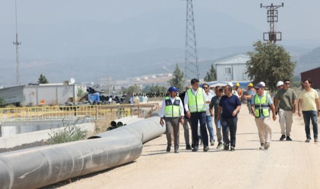 Torbalı Ayrancılar-Yazıbaşı Atıksu Arıtma Tesisi’nde sona geliniyor