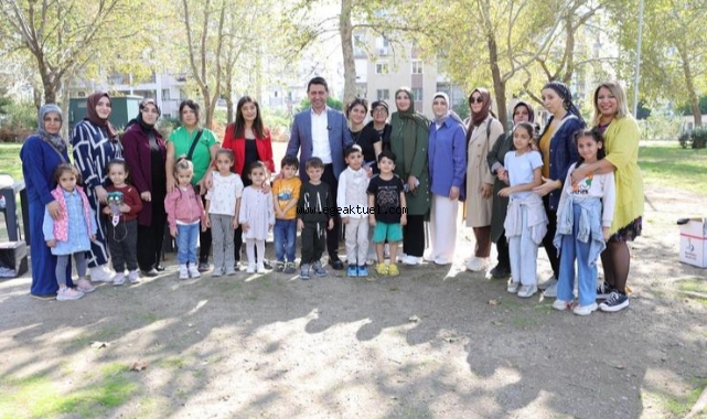 Başkan Önal, çocuklar ve annelerle doğa için buluştu