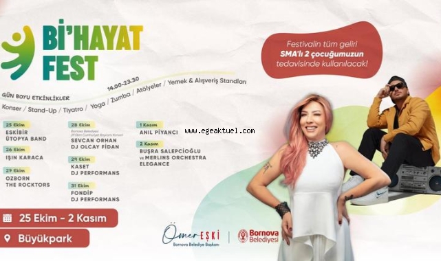 Bi’Hayat Fest Bornova’da başlıyor
