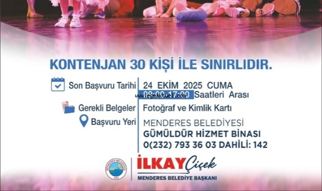 Menderes Yeni Oyuncularını Yetiştiriyor