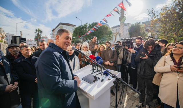 Başkan Tugay, “Dara düşen herkes bilsin ki, onlar için çalışan insanlar var”