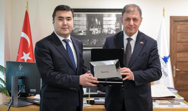 Başkan Tugay Kırgız Başkonsolos Toktobekoviç’i ağırladı