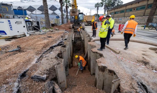 Alsancak’ta dev altyapı çalışması