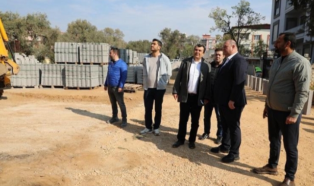 Başkan Çiçek Sahada; Çalışmalar Dolu Dizgin Sürüyor