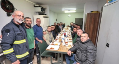 Başkan Mutlu, ulaşım emekçileriyle iftarda buluştu
