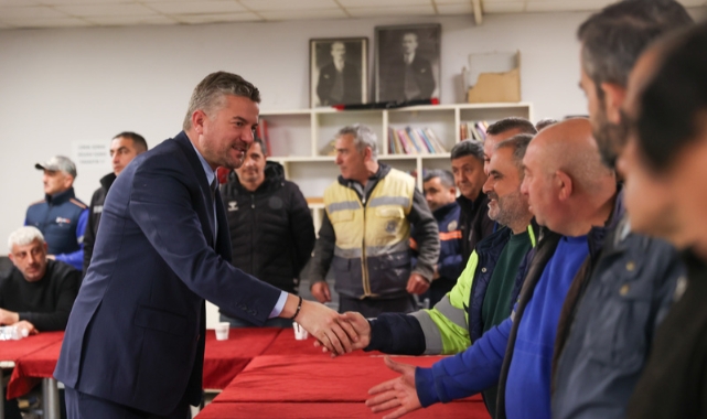 Buca’da sıcak bayramlaşma