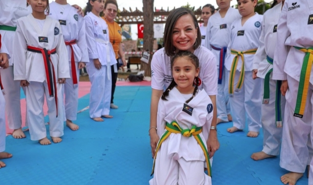 Başkan Helil Kınay minik sporcuların heyecanına ortak oldu