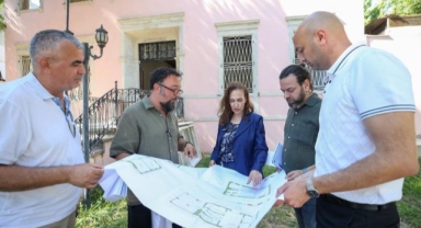 Latife Hanım Köşkü’nde restorasyon devam ediyor: Başkan Ünsal’dan yerinde inceleme