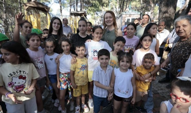 Başkan Mutlu Macera Parkı’nda çocuklarla bir araya geldi
