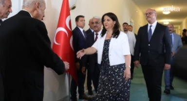 DEM Parti'den MHP Genel Başkanı Devlet Bahçeli'ye ziyaret