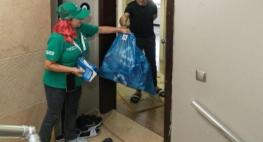 Geri dönüşüm kapıya geldi