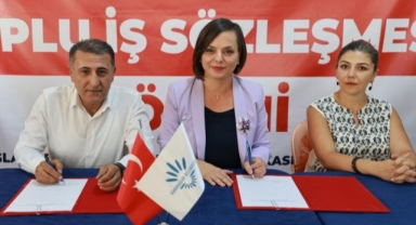 Karabağlar Belediyesi'nde toplu iş sözleşmesi sevinci