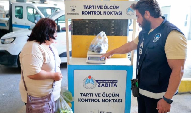Konak’ın pazar yerlerinde güvenli alışveriş