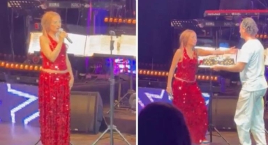 Yıldız Tilbe’den sahnede şok eden doğum günü çıkışı...