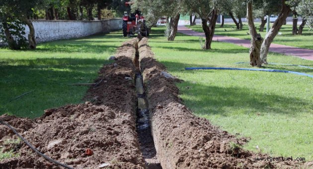 BAYRAKLI’NIN PARKLARINA AKILLI SULAMA SİSTEMİ