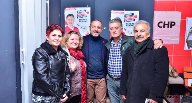 Bayraklı'da CHP'ye 'Arslan' ziyareti
