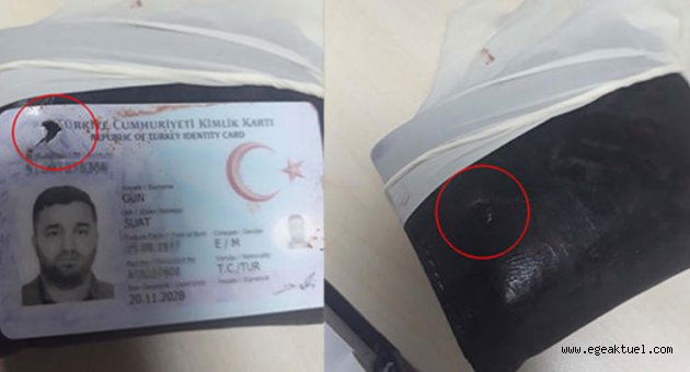 Cüzdanı hayatını kurtardı!