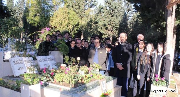 Hayırsever Salih İşgören’e kabri başında anma